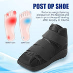Estinko Closed Post Op Shoe, Post Op Shoes, Fracture Medical Walking Shoes for Men and Women-Post Surgery or Operation Foot Support, Broken Foot or Toe, Squared, M