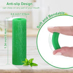 BVN Aligner Chewies, 20 Pieces Orthodontic Chewies with 2 Pieces Aligner Remover Tool, Retainer Chewies, Dental Chewies for Aligners, Orthodontic Dental Chewies Munchies, Green