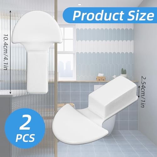 2 Pcs Toilet Seat Lifter, Plastic Toilet Lid Lifter, Avoid Touching the Toilets Lid for Office, Home and Hotel, Easy to Use