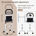 Adjustable Stand Assist Aid for Elderly, Couch Stand Assist with Night Light and Two Sets of Bases, Mobility Aids for Elderly Adults and Others Who Need Extra Help, Can Withstand 300 Pounds