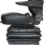 New Tractor Seat Compatible with Heavy Duty Mechanical Suspension with Adjustable Headrest and Armrest, 3 Different Height Positions, for Tractors, Dozers, Excavators, Mowers