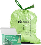 Emily's Choice Biodegradable Trash Bag Code Q (50 count), Heavy Duty Tall Trash Bag compatible with Simplehuman Code Q,13-17 Gallons, ATSM 6954, D2W, 1.2mil / 30 micron Thickness