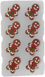 Edible Christmas Sprinkles for Cake Decorating, Edible Gingerbread Man Cupcake Toppers for Cake, Cookies, Cupcakes, Baking, Ice Cream Desserts Supplies