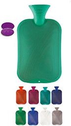 Fashy Hot Water Bottle Classic Assorted Colors - Made in Germany