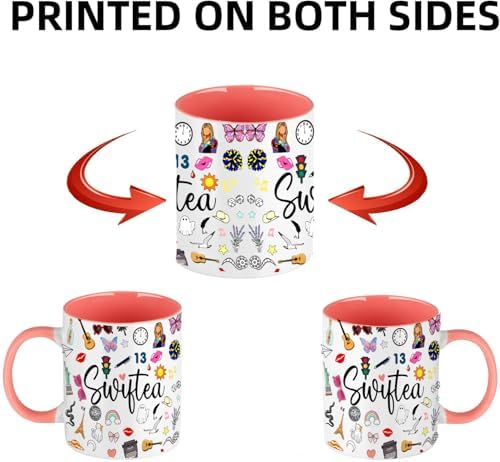 QualityLife Coffee Mug for Singer Fans,Singer Inspired Coffee Cup - 11 Ounce - Gift for Women - Singer Albums Gifts for Women Fans Merch for Swiftea