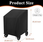 Walker Covers, Rollator Cover, Cover for Walker with Wheels Fits Walkers for Seniors with Wheels and Seat(Black)