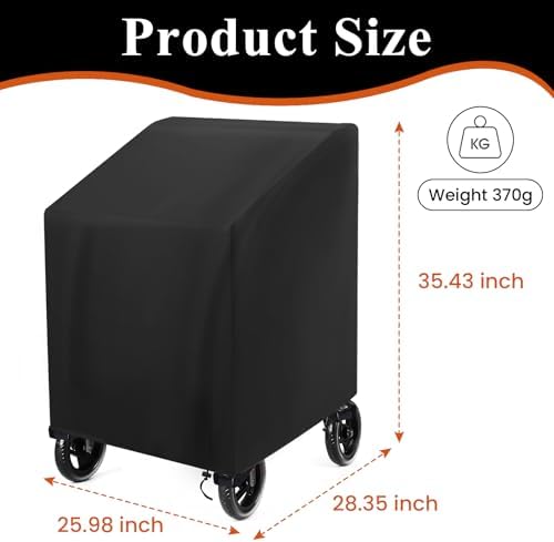 Walker Covers, Rollator Cover, Cover for Walker with Wheels Fits Walkers for Seniors with Wheels and Seat(Black)