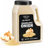 Fresh Finest Bulk Granulated Onion 4 LB - Premium Onion Powder - All-Natural, Non-GMO, Gluten-Free, Kosher - Perfect for Cooking, Seasoning, and Enhancing Flavors