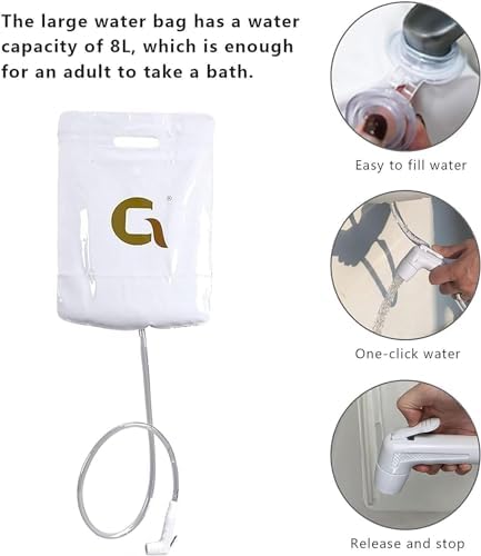 CEEBUS Medical Inflatable Bathtub, Portable Inflatable PVC Body Washing Basin System with Water Bag & Electric Air Pump, for Disabled, Elderly, kk852