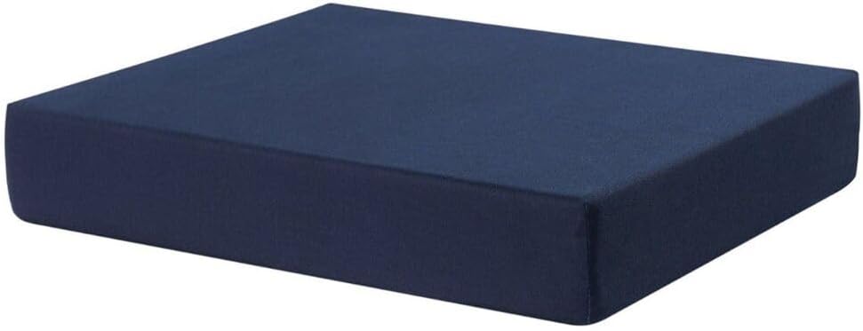 Sammons Preston Wheelchair Foam Cushion, 16" x 16" x 2", Wheelchair Accessory, Comfortable Seat Pad with Removable Washable Cover, Foam Support Pad, Lower Back, Tailbone, and Sciatica Pain Relief