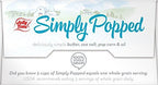 Jolly Time Simply Popped - Lightly Salted Microwave Popcorn, 3oz Sharing Bag, 6 Bags Per Carton (3 Ounce (Pack of 6))