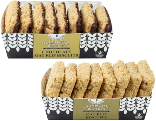 Farmhouse Dark Chocolate & Oat Flip Biscuits Sweet Box in a Premier Life Store Box