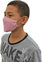 LOFBAZ 3 Pack Kids Cotton Cloth Face Coverings Washable Reusable with Filter Pockets