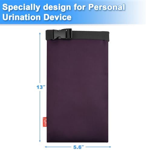 Homakover Carrying Case for Female Urination Device, Portable Pee Funnel Storage Pouch, Waterproof Reusable Discreet Carrying Bag, Adjustable Urinal Protective Travel Case for Travel and Outdoor