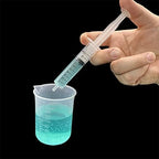 10ml Syringe for Liquid, Oral, Scientific Labs, Measurement, Dispensing, with Cap- 3 Pack