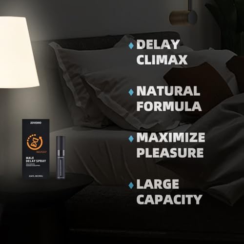 Delay Spray, Male desensitizing Spray delay Sprite Duration Sprayer Last Longer in Bed for Men, Climax Control Gift for him