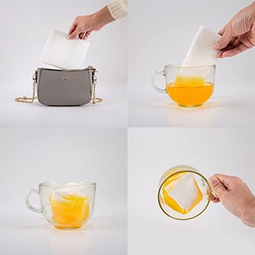 Pack of 25 Disposable Travel Vomit Bags with 2 pcs Super Absorbent Pads, Leak Resistant Portable Nausea Bags