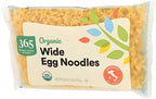 365 by Whole Foods Market, Organic Wide Egg Noodles, 16 Ounce (Pack of 2)