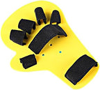 Child Finger Separator Kids Hand Wrist Orthosis Splint for Finger Flex Spasm Extension Board Rehabilitation Exercise for Boys or Girls with Polio (Pink: 1-4 Years Old, Yellow: 5-10 Years Old)