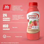 Premier Protein Shake, Strawberries & Cream, 30g Protein, No Added Sugar, 24 Vitamins & Minerals to Support Immune Health, 11.5 fl oz, 12 Pack