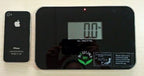 NewlineNY Auto Step On Super Mini Travel Bathroom Scale, 5.25" x 8.5" SBB0638SM: Black