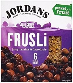 Jordans Frusli Raisin & Hazelnut Cereal Bars (6x30g) - Pack of 2