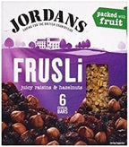 Jordans Frusli Raisin & Hazelnut Cereal Bars (6x30g) - Pack of 2