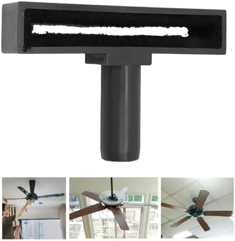 Ceiling Fan Cleaning Vacuum, Duster with Vacuum Attachment Lightweight Vacuum Ceiling Fan Blade Cleaner and Dust Remover Ceiling Fan Cleaning Tool White