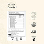 Yogi Tea Throat Comfort - 16 Bags per Pack (4 Packs) - Herbal Tea for Throats - Organic Throat Soothing - Includes Licorice Root, Wild Cherry Bark, Slippery Elm Bark & More