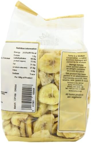 Suma Banana Chips 250 g (Pack of 6)
