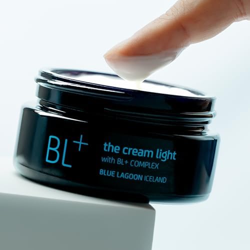 Blue Lagoon Skin Science - BL+ The Cream Light Gel Moisturizer | Sustainable, Bioactive Luxury Skincare (Full Size, 1.7 oz | 50 ml)