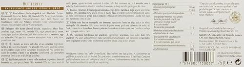 Kambly DeLuxe Swiss Cookies - BUTTERFLY - 100gr / 3.52oz bar (5 Boxes PACK)