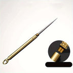 3Pcs Portable Multifunctional Toothpick Bottle Titanium Outdoor Fruit Fork Camping Tool Toothpick Rack
