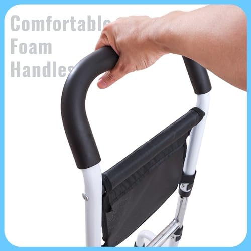 Walking Cane, Body Recovery Aid Tool (5.2lb), Enhanced Stability and Anti-Slip, Up to 300lb, Height Adjustable 28.3-36.2in, Suitable for Elderly Handicap or Pregnant Women, etc