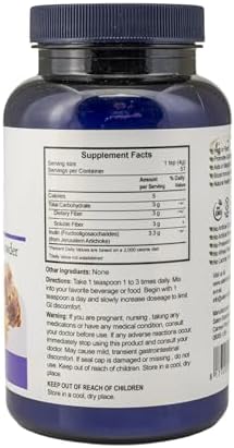 Salem Botanicals Jerusalem Artichoke Powder - Prebiotic Fiber Source - Inulin-Rich Root Powder - Supports Digestive Health - 8 oz