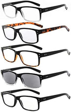 Eyekepper Save 10% on Bundled 5 Pack Vintage Reading Glasses for Men and 5 Pack Half Eye Readers +1.50