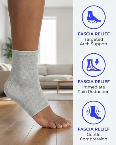 2 Pairs Bamboo Foot Sleeves Compress Ankle Socks 2026 New Keep Warm Toeless Soft Feet Calf Cold Protection Walking Boot Hose Sleeping Women Men(L)