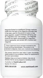Magnolia Max 100mg 60 Capsules - Even Ratio Honokiol and Magnolol for Calming, Relaxation, and a Good Mood