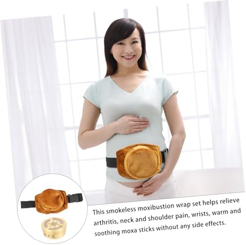 NOLITOY Copper Moxa Box Kit Smokeless Moxa Purifier for Moxibustion Sticks Adjustable Ventilation Portable Design