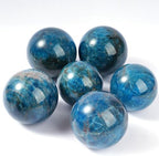 Blue Apatite Crystal Ball with Stand Natural Healing Gemstone Sphere Polished Round Stone Ball for Meditation Witchcraft Fortune Teller Home Decor,35~40mm