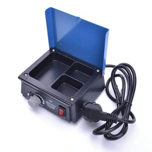 Dental Wax Heater 3 well Wax Heating Analog Dipping Pot Dental Lab Equipment