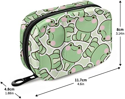Pill Case 7 Day Pill Organizer Cute Frog Animal Travel Pill Case Portable Weekly Pill Box Bag Container Vitamin Supplement Holder with Zipper for Family Business