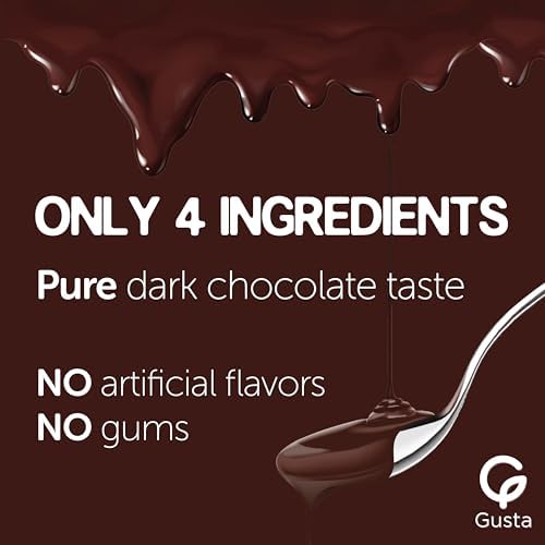 Italian Hot Chocolate Dark - Rich, Thick & Intense Cocoa Drink Mix - Authentic Made in Italy - Bold Flavor for Gourmet Hot Cocoa for Chocolate Lovers - 10 Packets