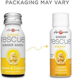 Ginger Rescue Shots by The Ginger People – Energy Boosting, Caffeine Free Energy, Digestive Heath, Lemon & Cayenne Flavor, 2 Fl Oz (Pack of 12)