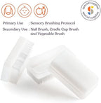 Special Supplies Sensory Brush Therapressure Therapy Brush for Occupational and Sensory Brushing, Stimulating and Calming Tools for Kids and Adults, Soft Flexible Bristles, Latex Free (3 pack)