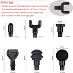 EDNEY 6 Pack Replaceable Massage Gun Heads, Muscle Massager Gun Accessories in Assorted Functions, Massage Head Outer Dia.18.6 mm (0.73 in), NOT Universal for All Massage Gun