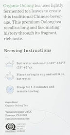 Yamamotoyama Organic Oolong Tea Bag 18 ct (Pack of 6)