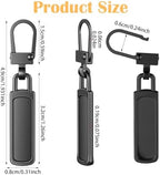 15 Pcs Zipper Pull Replacement, Zipper Replacement Zippers Pulls Detachable Tiny Zippers Replacements for Luggage Jackets Backpacks Boots Purse Coat Pants Pull Replacements Kits Universal Tab