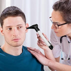 Slimline Stainless Pocket Otoscope, Handheld Ear Scope Otoscope with Soft LED Light & 7 Specula Tips for Kids Adults Pets Animals