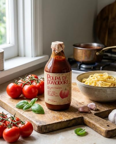 ARTIGIANI DEI SAPORI - Italian Tomato Pulp, 11.6 oz, Pomodoro Puree, Fine Tomato Pulp Passata